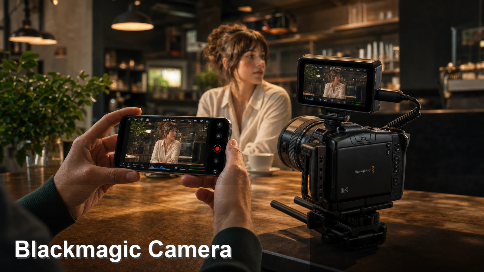 Blackmagic Camera en producci&oacute;n audiovisual con monitoreo m&oacute;vil