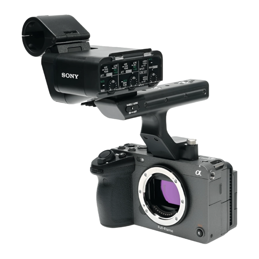 Sony FX30 con mango XLR